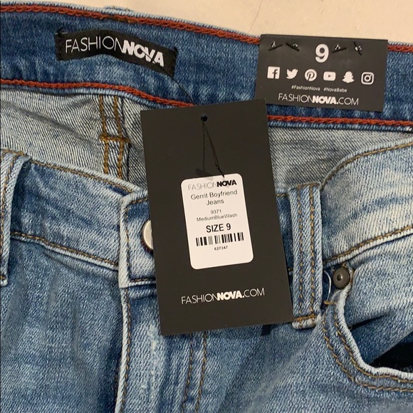 Fashionnova Gerrit Boyfriend Jeans Size 